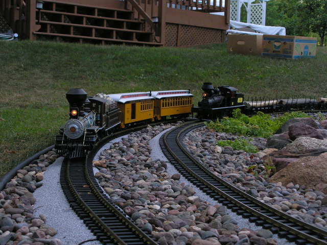 [River rock in place]