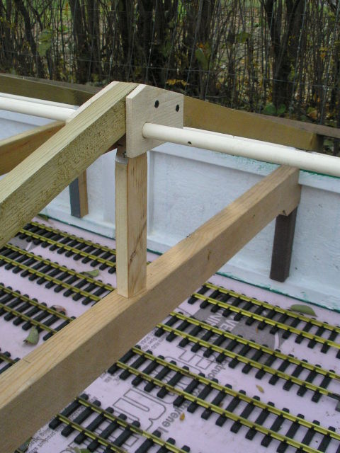 [Center post installed]