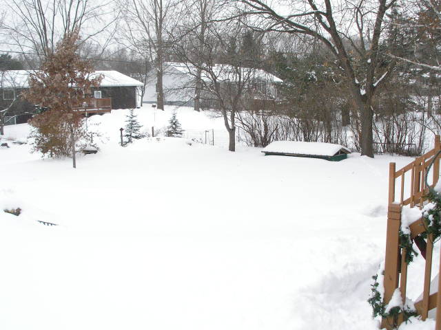 [There is a railroad out there.]